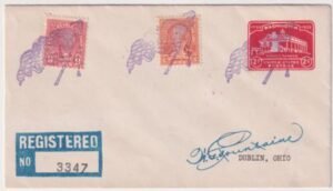 US Arizona, Fladstaff 640, 711, U525 Fancy Cancel Cover, American Flag