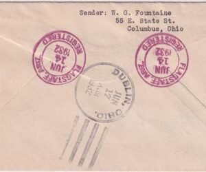 US Arizona, Fladstaff 640, 711, U525 Fancy Cancel Cover, American Flag