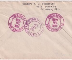 US Arizona, Fladstaff 640, 711, U525 Fancy Cancel Cover, American Flag