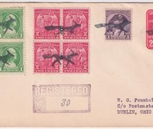 US Arkansas, Fox 704, 708, 717, U522 Fancy Cancel Cover, Fox