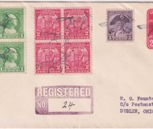 US Arkansas, Fox 704, 708, 717, U522 Fancy Cancel Cover, Fox