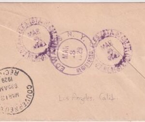 US California, Los Angeles 622 block Fancy Cancel Cover