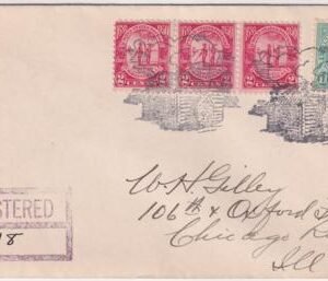 US California, Log Cabin 564, 683 Fancy Cancel Cover, Log Cabin