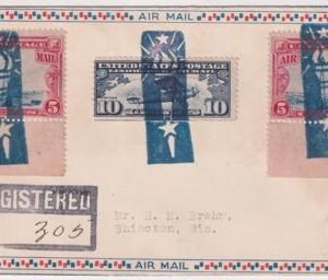 US South Carolina, Pacolet Mills C10, C11 Fancy Cancel Cover, Torch, Fire