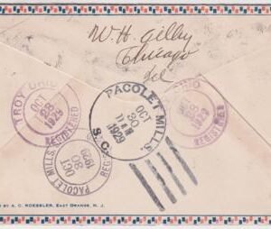 US Ohio, Troy 650, C11 Fancy Cancel Cover, Starburst