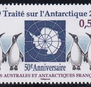 French Southern & Antartic Territories 421 Antartic Treaty, Penguin