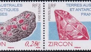 French Southern & Antartic Territories 443 Minerals-pair