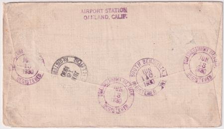 INV-29283x1_24a14edd-9471-4fc7-857c-8ce884531e36 US California, Oakland C11 Fancy Cancel, Airplane