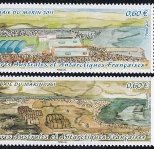 French Southern & Antartic Territories 451-52 Penguins Breeding grounds