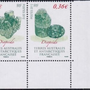 French Southern & Antartic Territories 460 Crystals pair