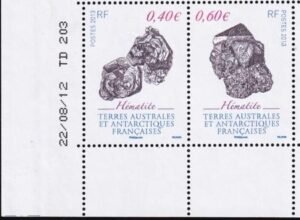 French Southern & Antartic Territories 478 Crystals Pair