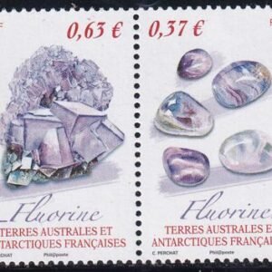 French Southern & Antartic Territories 501 Minerals pair