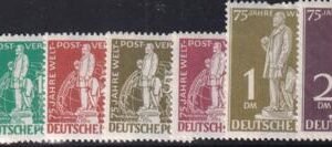 German Occupation 9N35-41 Statue of Heinrich von Stephan