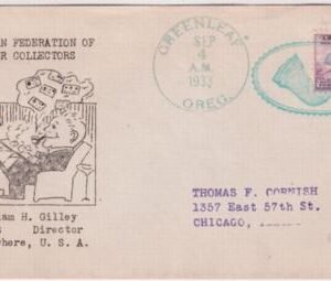 US Oregon, Greenleaf 727 Fancy Cancel Cover, Arm