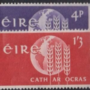 Ireland 186-87 Wheat Emblem and Globe Set
