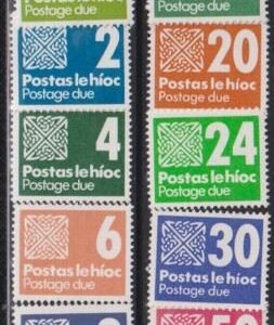 Ireland Postage Due Stamps J28-36