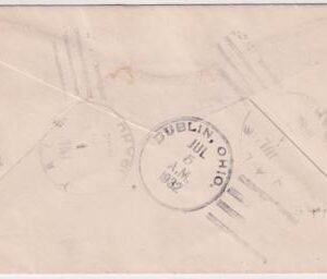 US Idaho, Yale 623, 634, 706, U524 Fancy Cancel Cover, Bull Dog
