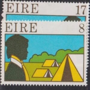 Ireland 416-17 Girl Guide and Tents Set