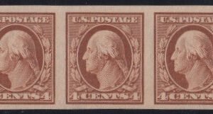 US 346 Washington - Franklin Horiz Strip of 3