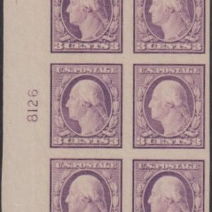 US 483  Washington - Franklin Mleft Plate Num 8126 Block - Fresh!