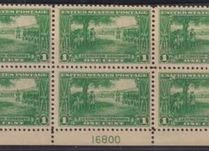 US 617 Modern Plate block num 16800