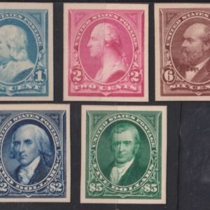 US 247 US Essays and Proofs  Complete Set Of Card Proofs, P4 Set. Scarce! Mint XF $1150