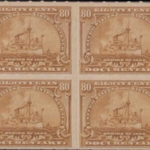 US R172 US Revenues  Fresh! 80¢ Battleship Mint F - VF $250