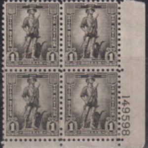 US WS10 US Savings Stamps  Slightly Folded At Vert Perfs NH F - VF $40