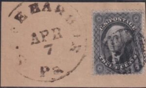 US Classics 36 On Piece from PA Used F-VF