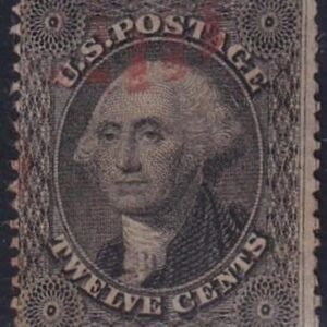 US Classics 36 Light Red Cancel Used Fine