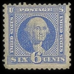 US 1869 Pictorials 115 Unused, Very faint crease top Mint Fine