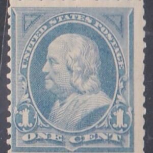 US Bureau and Regular Issues 264 Early Light Blue Shade Like 246 Mint Fine