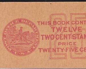 US Booklets BK48 Very nice condition, no creases on covers many VF panes Partial inspectors stamp on IBC
