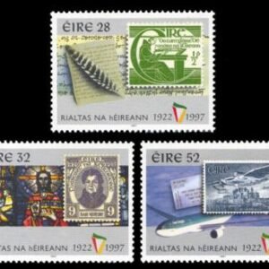 Ireland 1082 - 84 Irish State 75th Anniv. Type of 1997