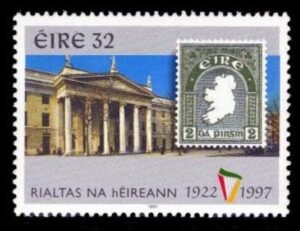 Ireland 1095 Irish State 75th Anniv. Type of 1997 Litho