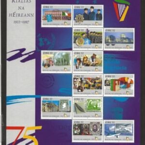 Ireland 1096 Irish State 75th Anniv. Type of 1997 Sheet