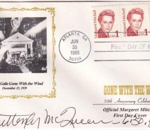 US 2168 FDC Signed by Actress Butterfly McQueen