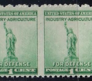 US Errors And Proofs After 31 # 899 Horizontal pair, Imperf rate betweeen