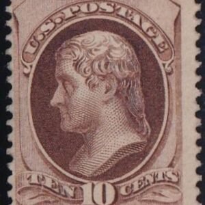 US Bank Notes #161 Mint Hinged Fine Redistributed Part OG - CV as no Gum Crowe Cert Cat Value $300