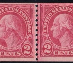 US Modern After 547 #599A Mint NH F-VF Line Pair Pristine NH Cat Value $700