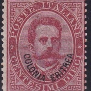 Italian Area -  Eritrea #4 MINT F-VF LH  Cat Value  $100