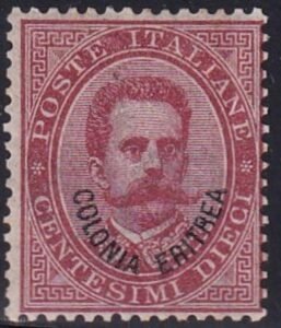 Italian Area -  Eritrea #4 MINT F-VF LH  Cat Value  $100