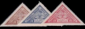Paraguay #C98-100  Tobacco, VF MINT LH/NH  2 NH Some natural Gum skips, Cat Value  $48 as H