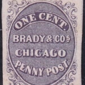 US Classics #23L1 MINT XF No gum By far the finest of the known examples Rich Color, Large Margins PF Cert 285515 Cat Value  $650