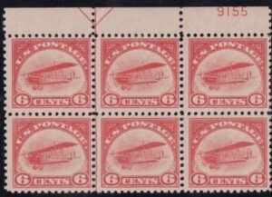 US Airmails #C1 MINT F - VF Naturally short gunned at top Cat Value  $1000