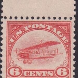 US Airmails #C1 MINT VF+ Top Margin - Very Fresh Cat Value  $110