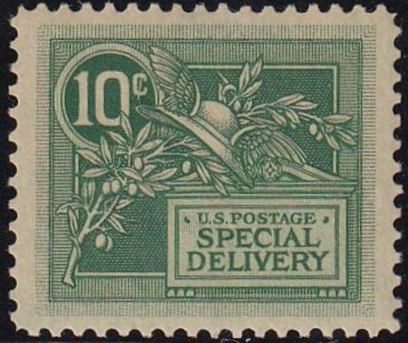 INV-30371itExt_84044ec0-cd3c-4fc6-b436-13c62c15270c US Special Delivery #E7 NH XF With PF Cert: MNH, XF-SUP-95 Cat Value $525