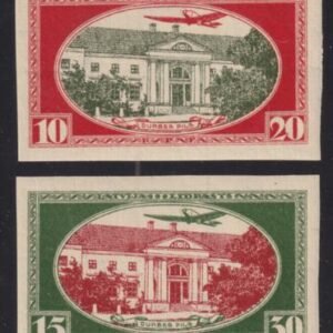 Latvia #CB1a-2a MINT NH  XF imperf Cat Value  $40