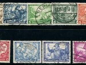 Germany #B49-57 USED F -VF Mixed Perfs - nice set Cat Value  $287