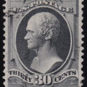 US Bank Notes #165 USED VF Barely cancelled - short perf, LR. Cat Value  $140